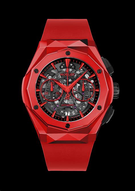 hublot red|hublot blue face watch.